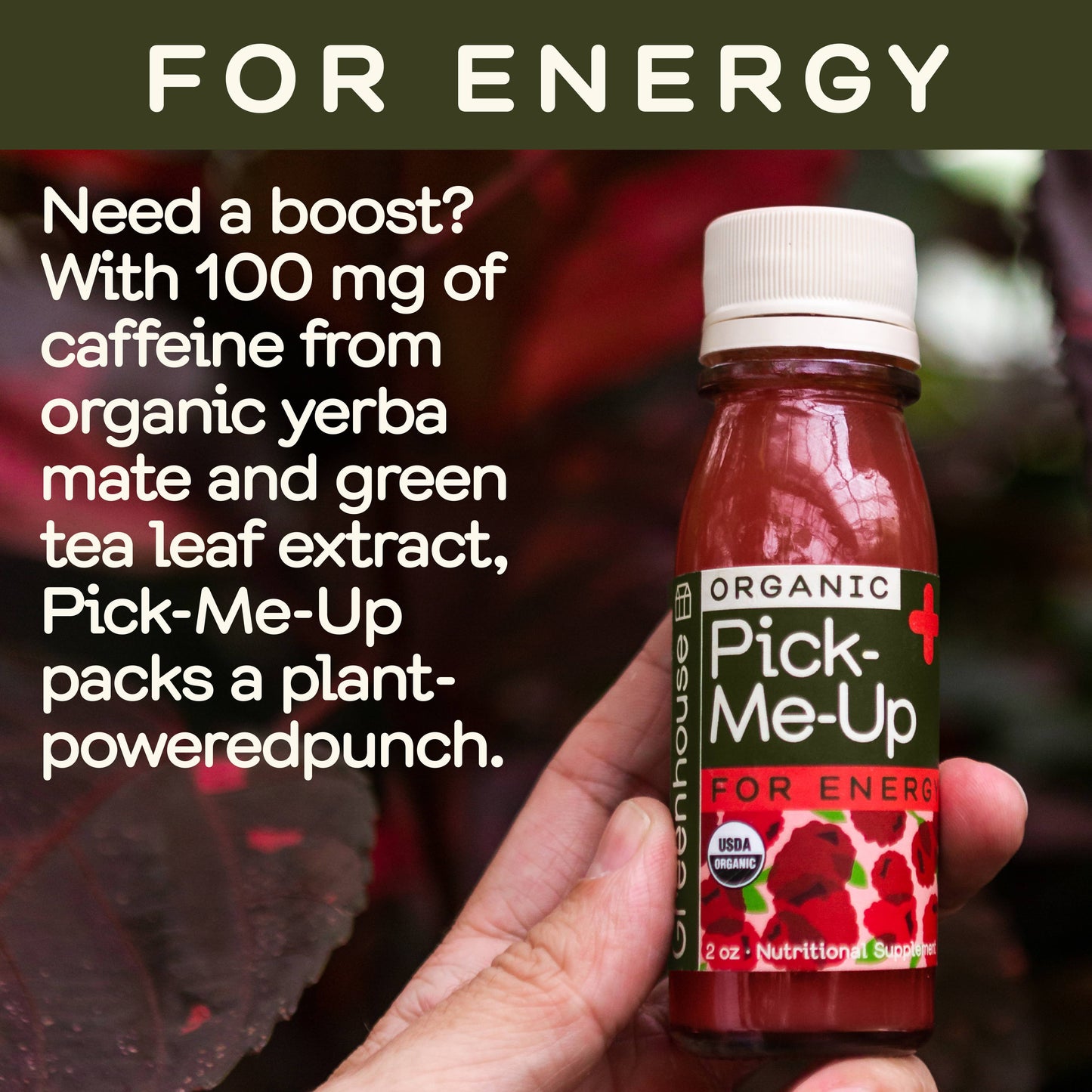 Greenhouse Pick-Me-Up Wellness Shot for Energy